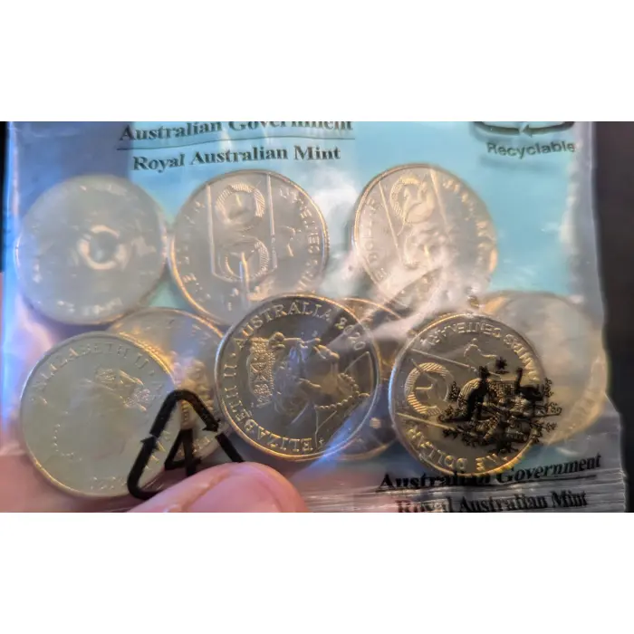 2020 $1 dollar Qantas Centenary, RAM bag of 10