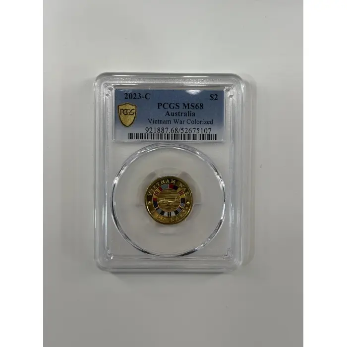MS68 2023-C $2 VIETNAM WAR COLORIZED