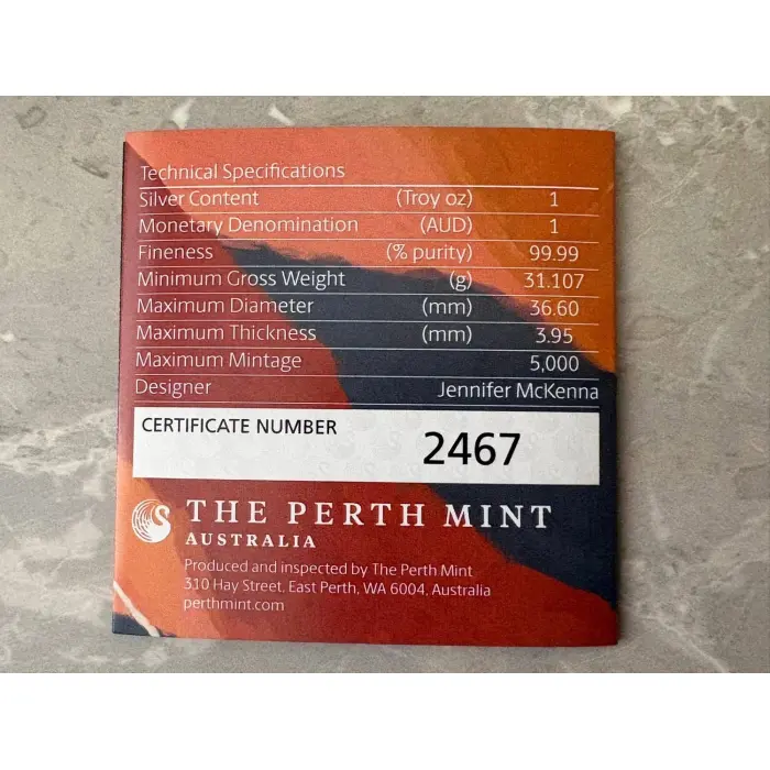 2026 Wonders of Australia the Outback 1oz Silver Proof Opal Coin