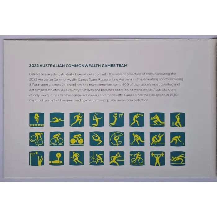 2022 Australian Commonwealth Games Team Coin Collection