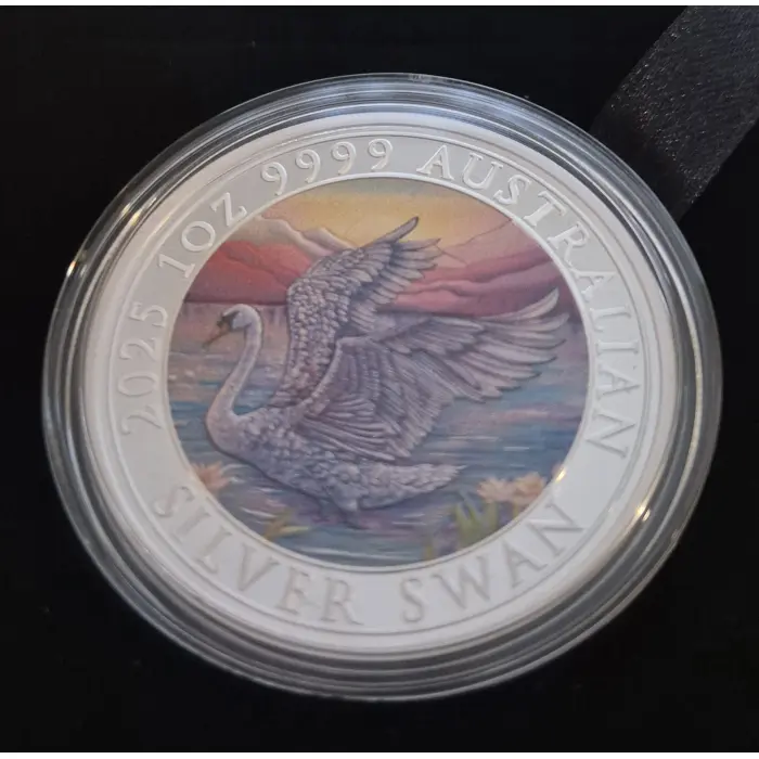 2025 Silver Swan Coloured Proof