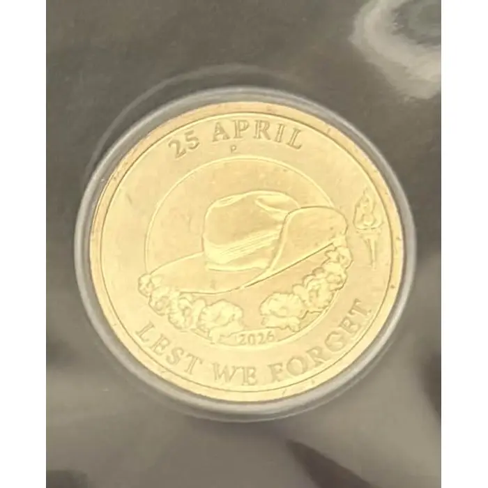 Anzac Day 2026 $1 Coin in Card - Perth Mint