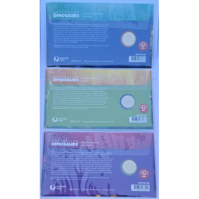 2022 $1 Australian Dinosaurs- PNC Bundle