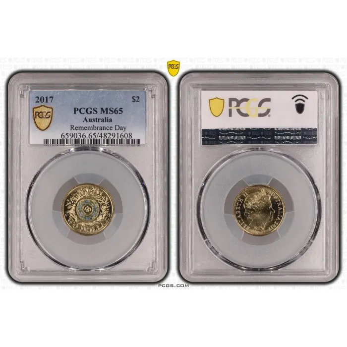 2017 $2 Rosemary Remembrance Day PCGS MS65