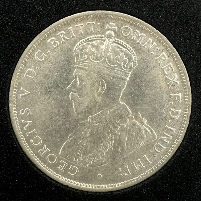 1912 Australian Florin Sterling Silver Coin aXF