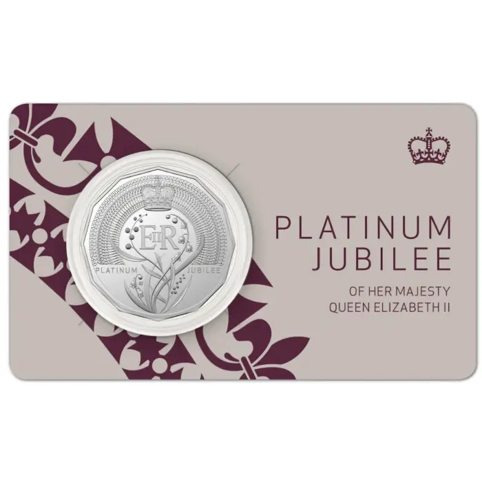 2022 Fifty Cent Queen Elizabeth II Platinum Jubilee (50c) x13