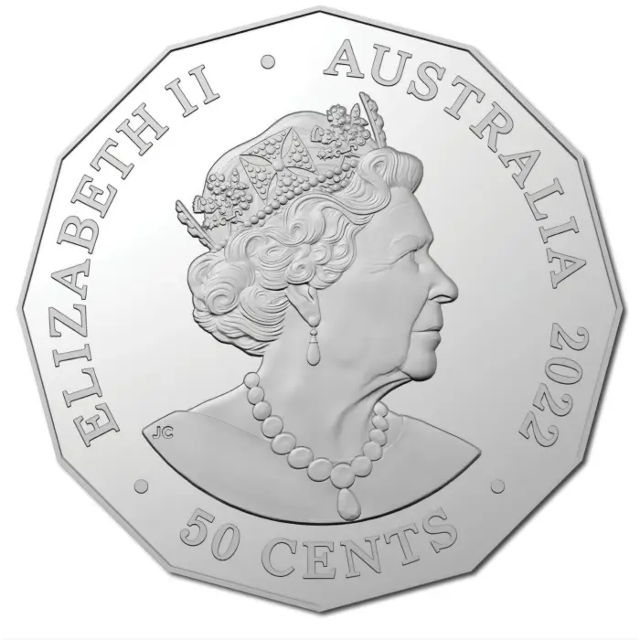 2022 Fifty Cent Queen Elizabeth II Platinum Jubilee (50c) x13