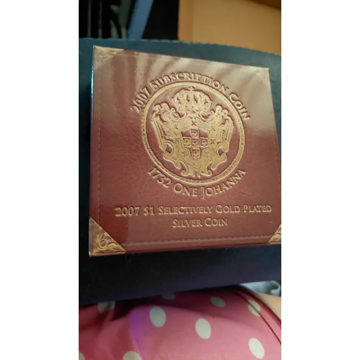 1732 One Johanna - 2007 $1 Selectively Gold Plated Silver Coin - RAM