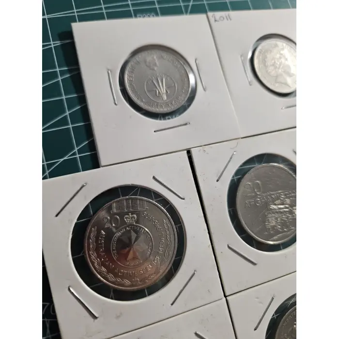 Circulated bundle, feds, 20 cent, 10 cent, NCLT