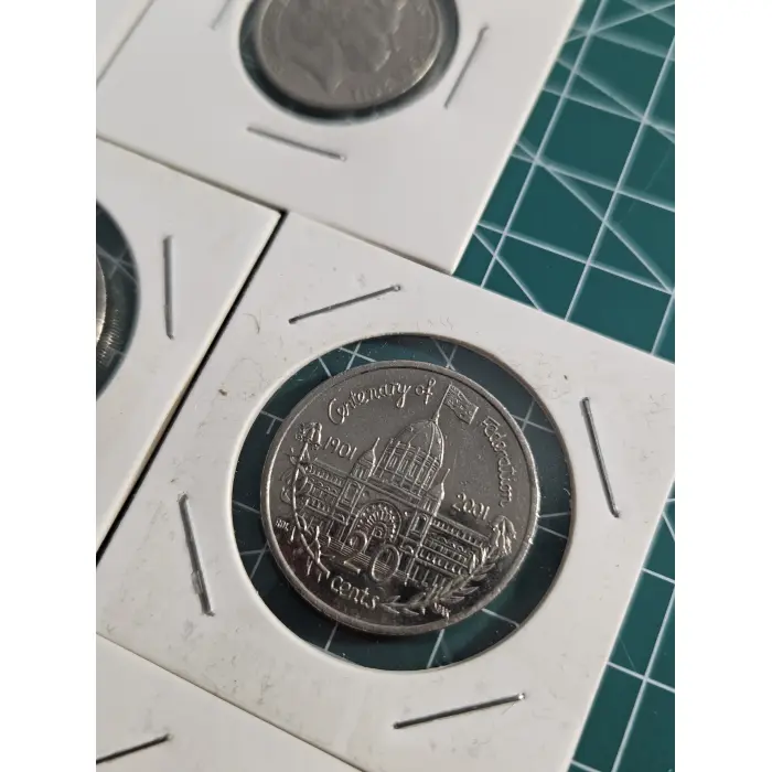 Circulated bundle, feds, 20 cent, 10 cent, NCLT