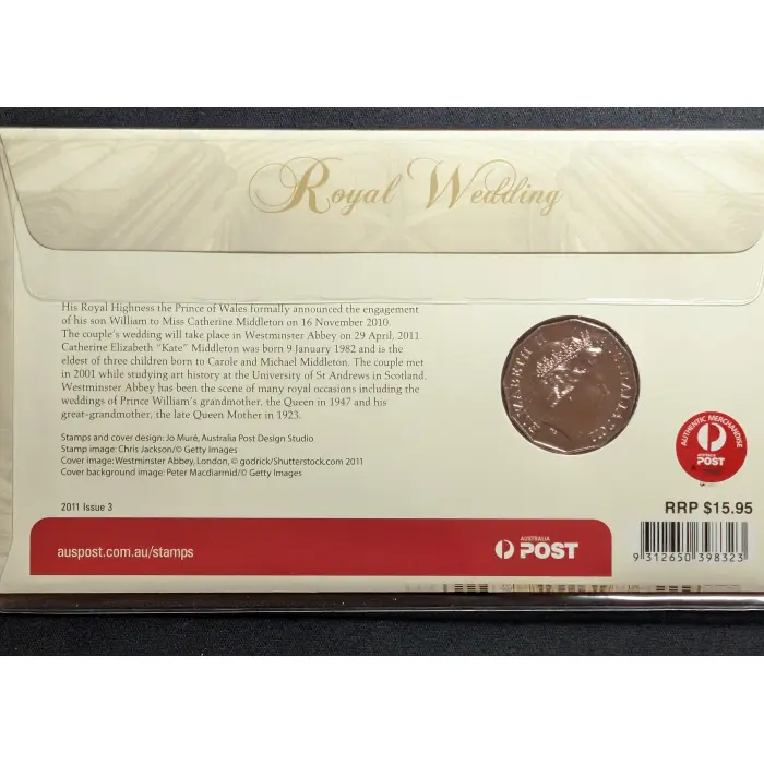 2011 PNC 50c Royal Wedding