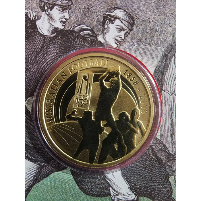 2008 150 Years of Australian Football - Perth Mint First Day Issue $1 PNC - Mint