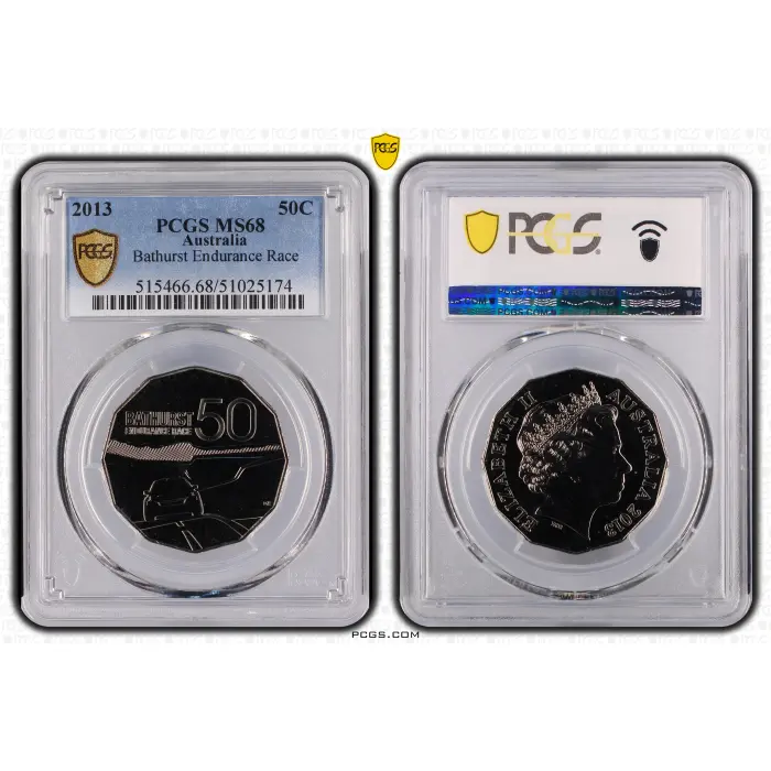 2013 Bathurst 50c PCGS MS68