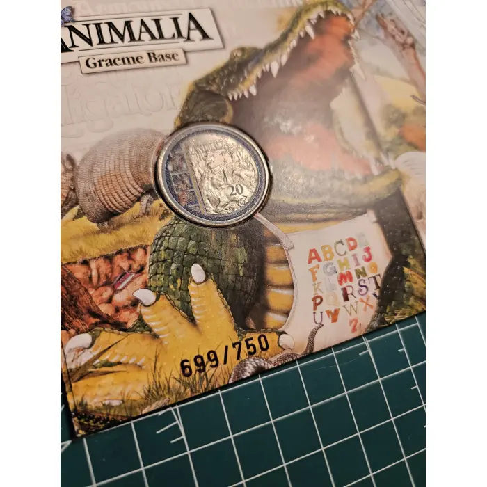 2022 Melbourne money expo ANDA overprint pnc animalia 20cent 