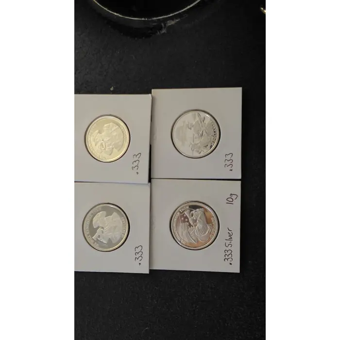 1 x lot of six commerative coins "WE WILL REMEMBER THEM" from Macquarie Mint