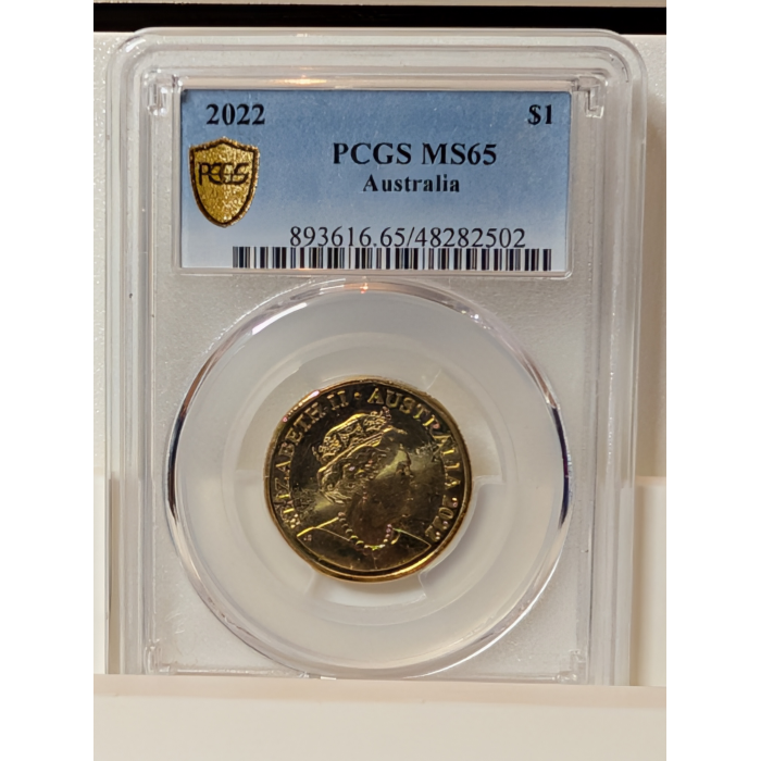 2022 PCGS MS65 $1 MOB OF ROOS ONE DOLLAR COIN GRADED