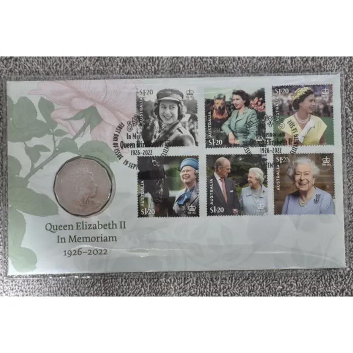 2022 Queen Elizabeth 50c PNC