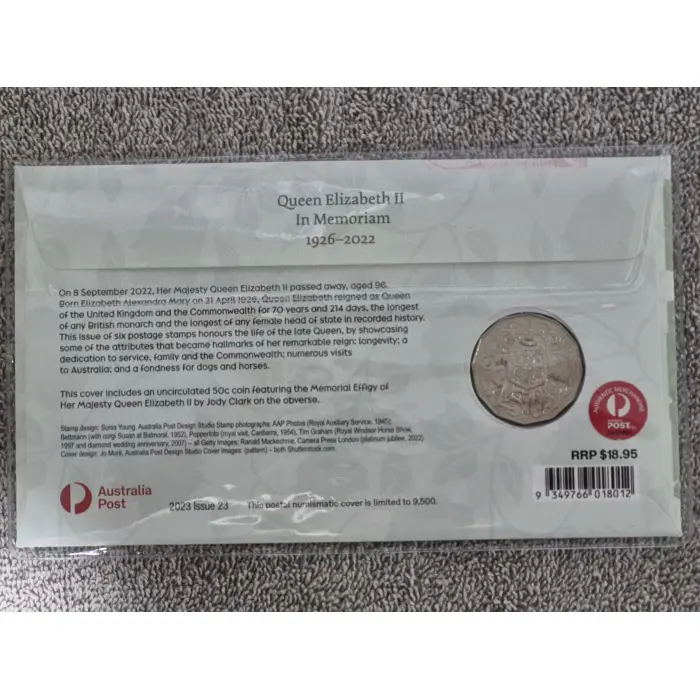 2022 Queen Elizabeth 50c PNC