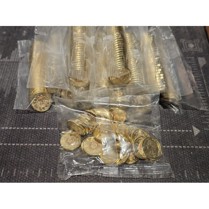 2025 $2 coloured Woman's Weekly Hickory Dickory Dock coin bag x25 coins inside