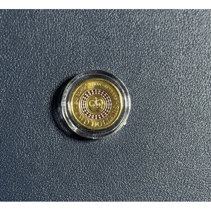 2013 $2 Coronation Uncirculated Coin in Capsule