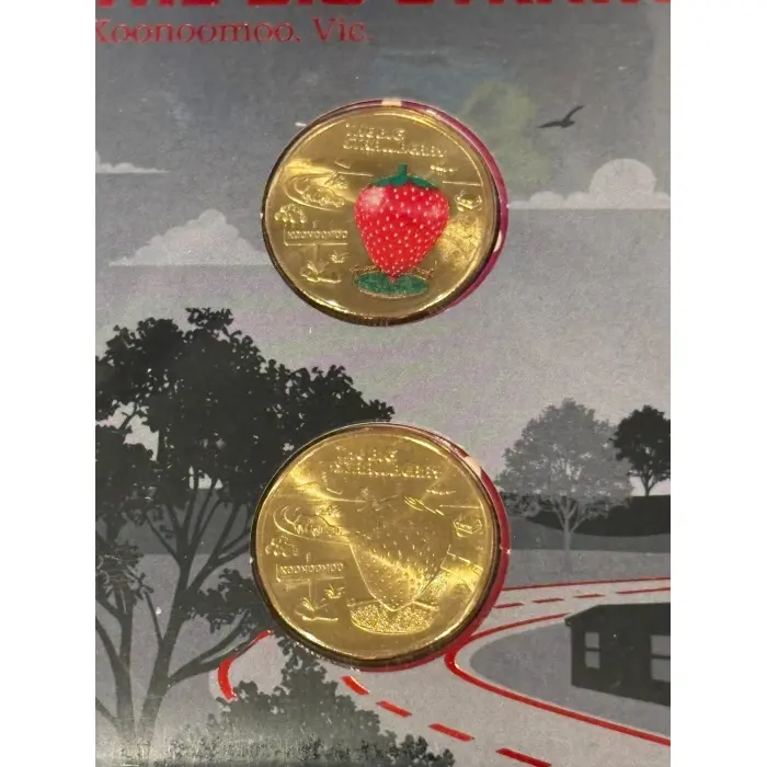 2025 $1 Impressions - Aussie Big Things II – The Big Strawberry two-coin PNC 