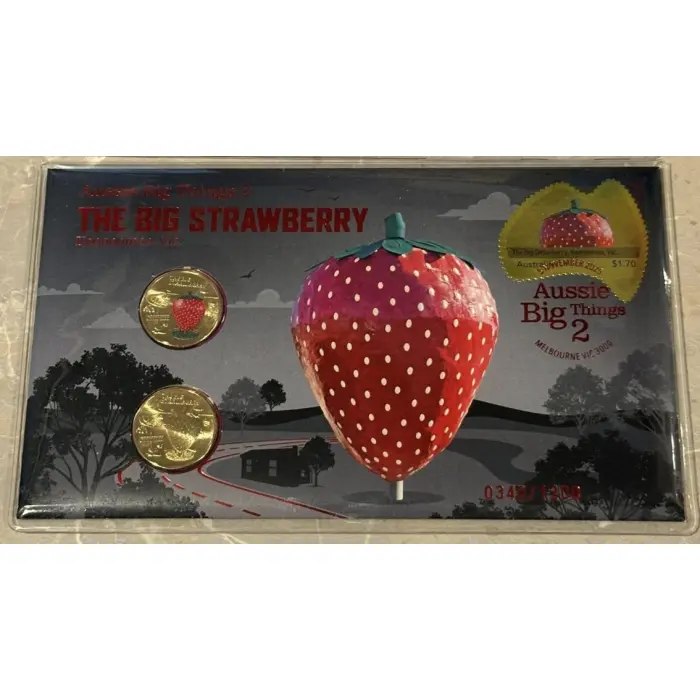 2025 $1 Impressions - Aussie Big Things II – The Big Strawberry two-coin PNC 