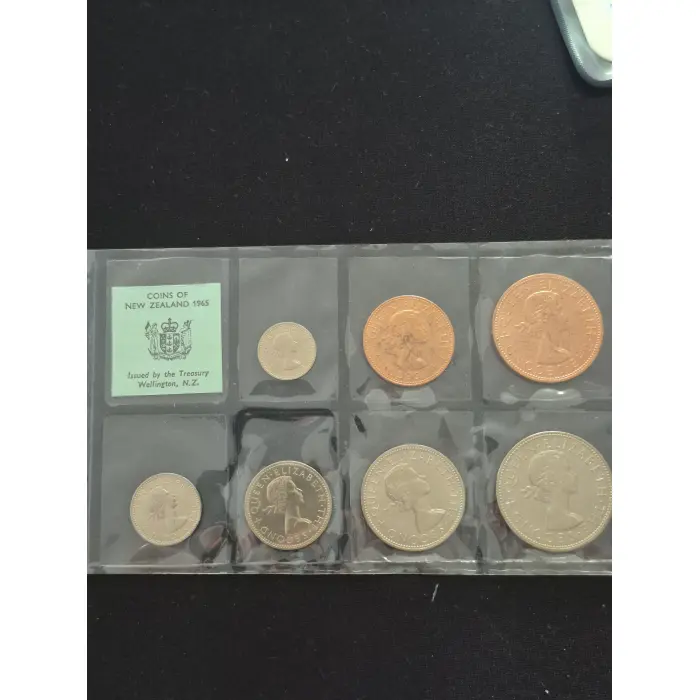 1965 - 1967 DECIMAL CHANGE OVER MINT SET NEW ZEALAND 🇳🇿 