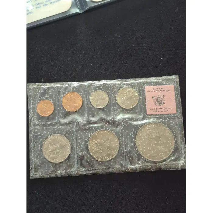 1965 - 1967 DECIMAL CHANGE OVER MINT SET NEW ZEALAND 🇳🇿 