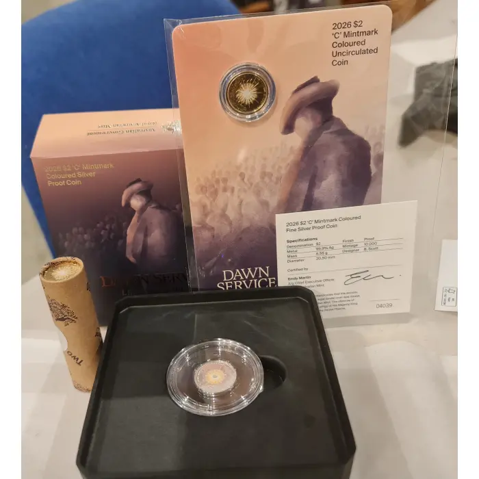 Dawn service $2 bundle Inc silver proof