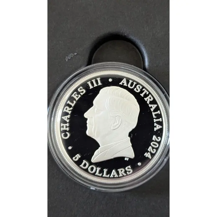 2024 $5 Australian Team – Selectively Gold-Plated 1oz Silver Proof 