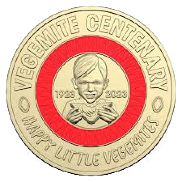 $2 2023 Red Vegemite - CIRCULATED