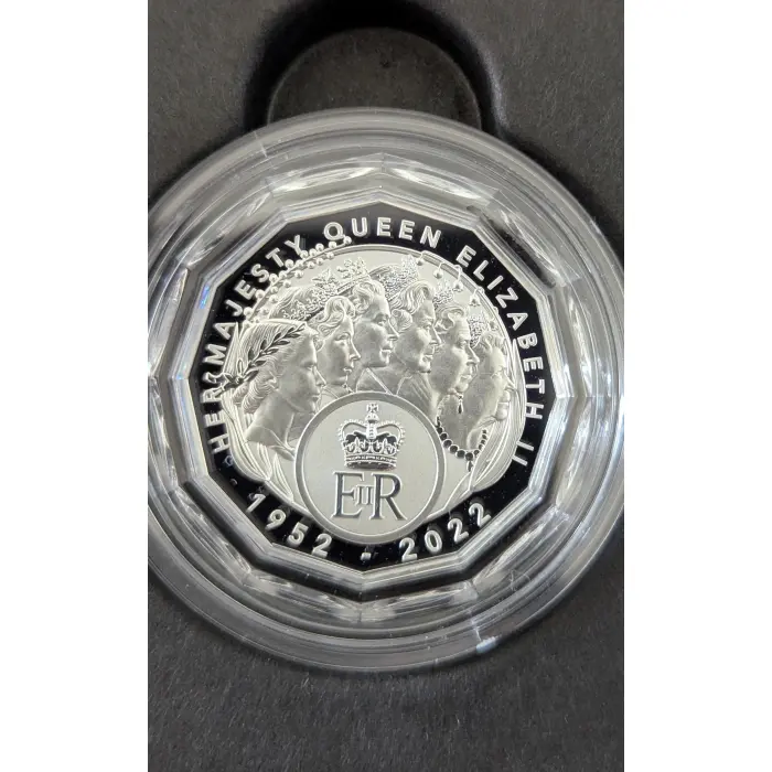 2023 Elizabeth Regina 50c Fine Silver Proof Coin