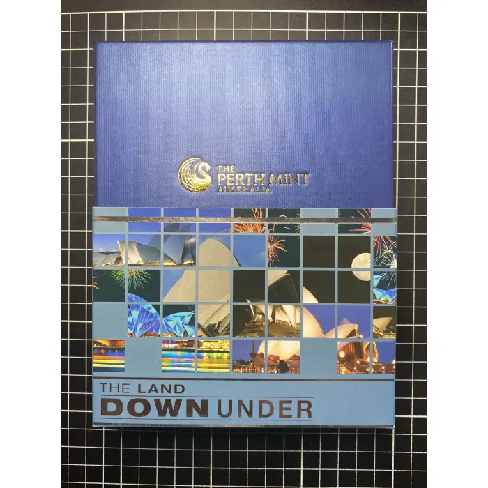 1 Oz 2013 Perth Mint The Land Down Under - Sydney Opera House $1 Fine Silver 