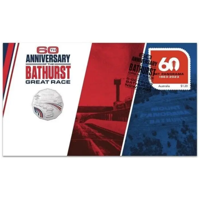 2023 PNC 50c 60th Anniversary of the Bathurst Great Race