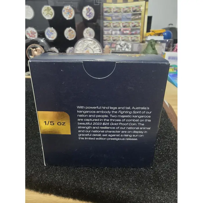 2023 $25 Kangaroo Fighting Spirit 1/5oz Gold Proof