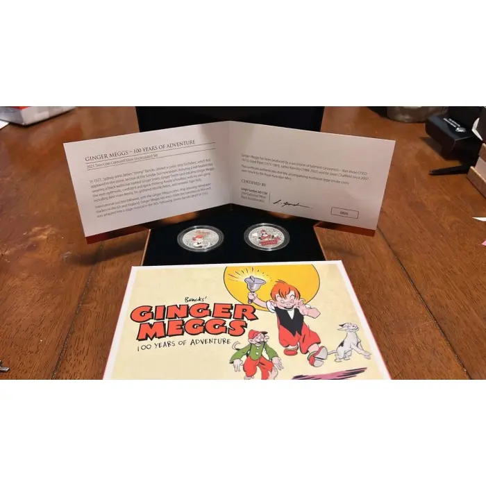 2021 Ginger Megs Silver Proof Coin Set 