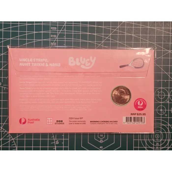 Bluey..! Uncle stripe, aunt trixie & Nana pnc 