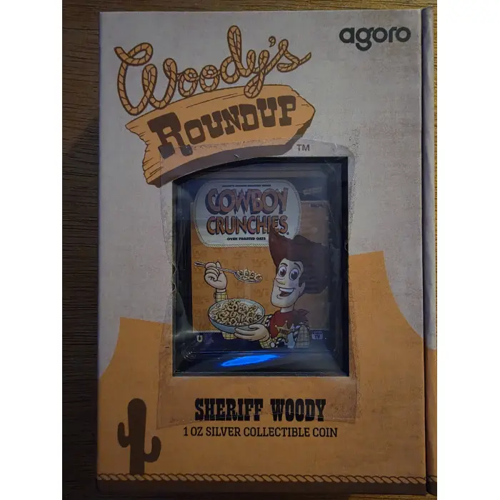Woody’s Roundup Sheriff Woody 1oz Silver Coin