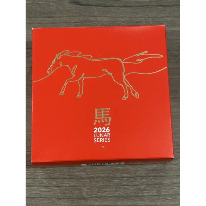 2026 $5 1 oz FINE SILVER PROOF DOMED COIN