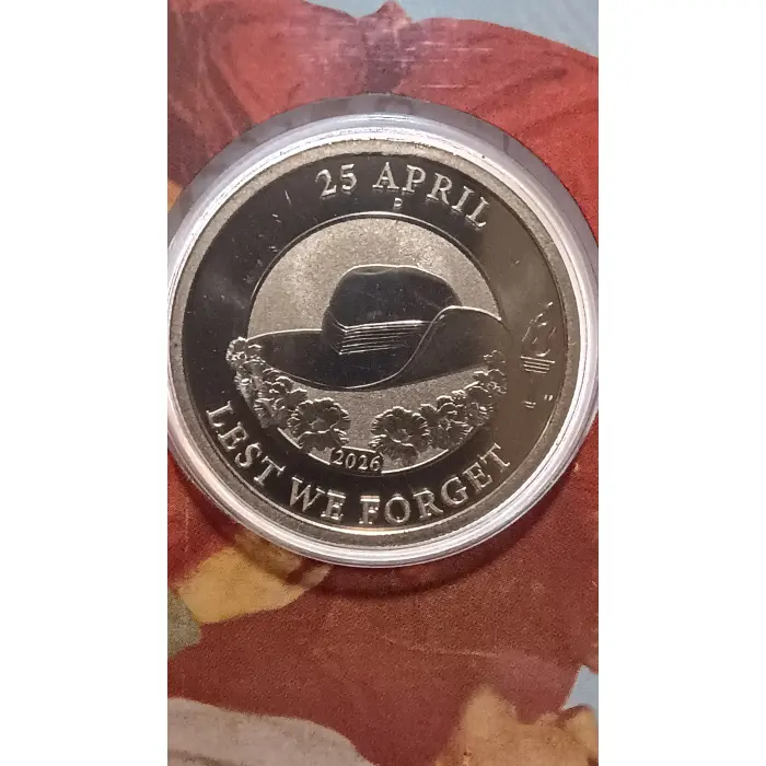 2026 ANZAC Dawn Service - $2 C Mint Card+$2 Lest We Forget+$1 ANZAC (FREE POST!)