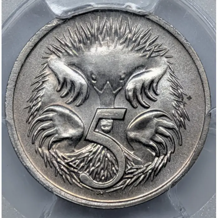 1972 5c QEII Arnold Machin Effigy - Stuart Devlin Echidna MS65 PCGS #36619789
