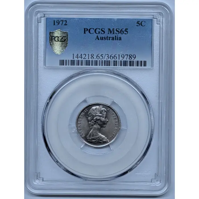 1972 5c QEII Arnold Machin Effigy - Stuart Devlin Echidna MS65 PCGS #36619789