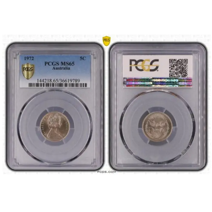 1972 5c QEII Arnold Machin Effigy - Stuart Devlin Echidna MS65 PCGS #36619789