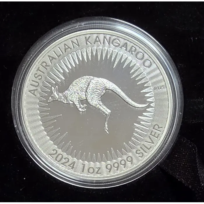 Australian Kangaroo 2024 King Charles III Obverse First Issue 1oz Silver Coin