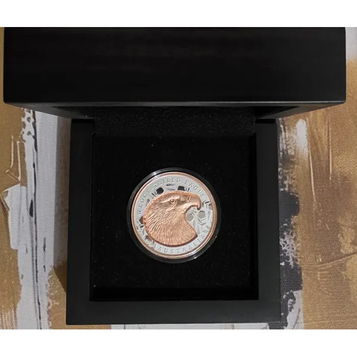 2025 Wedge-Tailed Eagle Native Impressions 1 Oz Silver  Rose Gold Coin