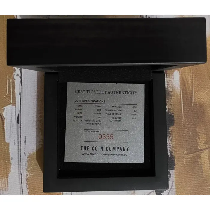 2025 Wedge-Tailed Eagle Native Impressions 1 Oz Silver  Rose Gold Coin