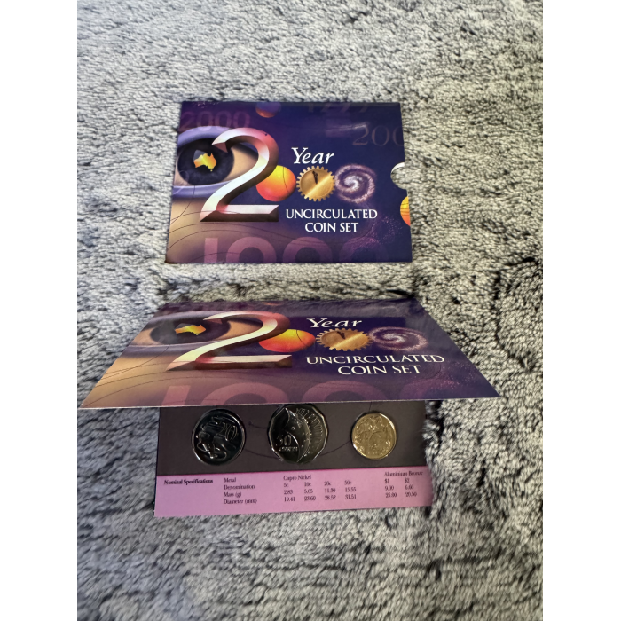 2000 RAM Millennium Year 6 coin Uncirculated mint year set 