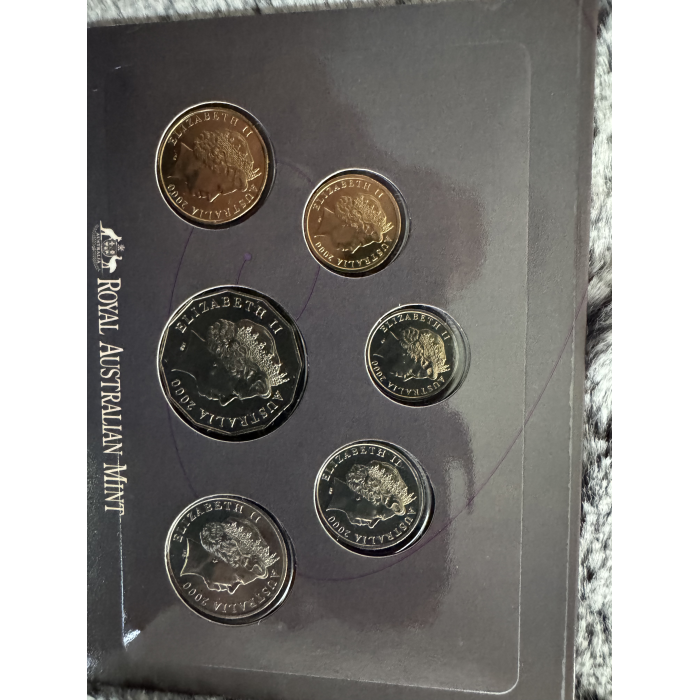 2000 RAM Millennium Year 6 coin Uncirculated mint year set 