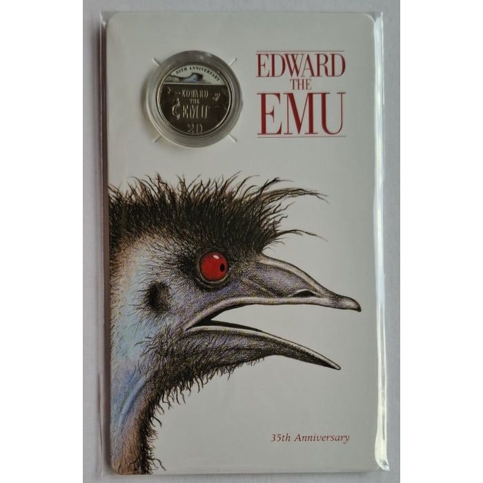 2023 20c Edward The Emu- 35th Anniversary Carded Coin