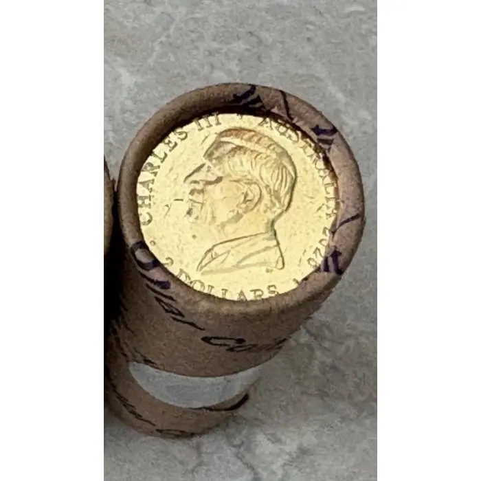 2025 $2 Torres Strait Island Royal Australian Mint Roll - Heads/Tails with tube